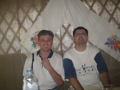 Tolek y yo en Kuznetsovsk, agosto de 2007